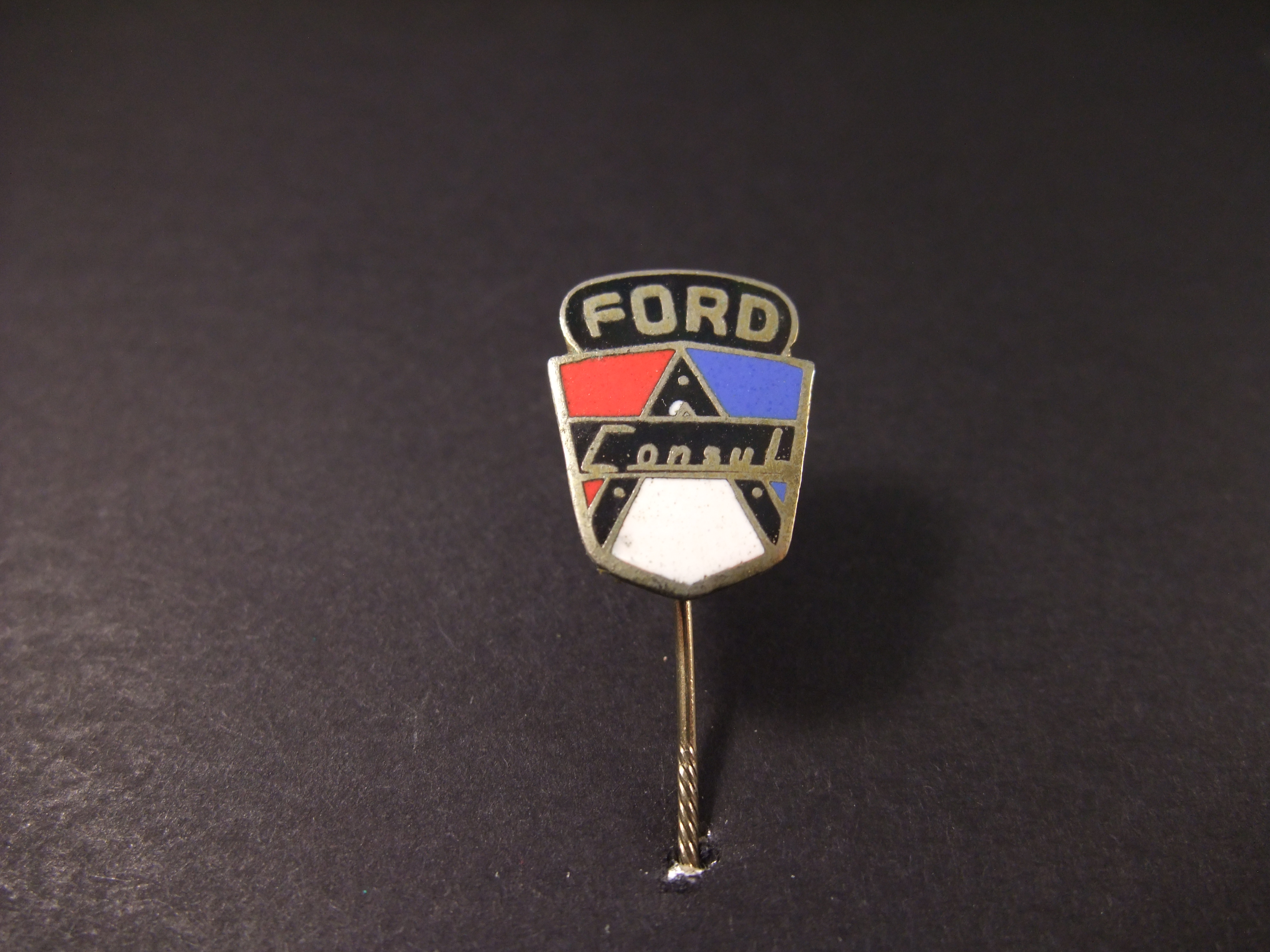 Ford Consul Engese auto eind jaren 50 begin jaren 60, logo. emaille uitvoering